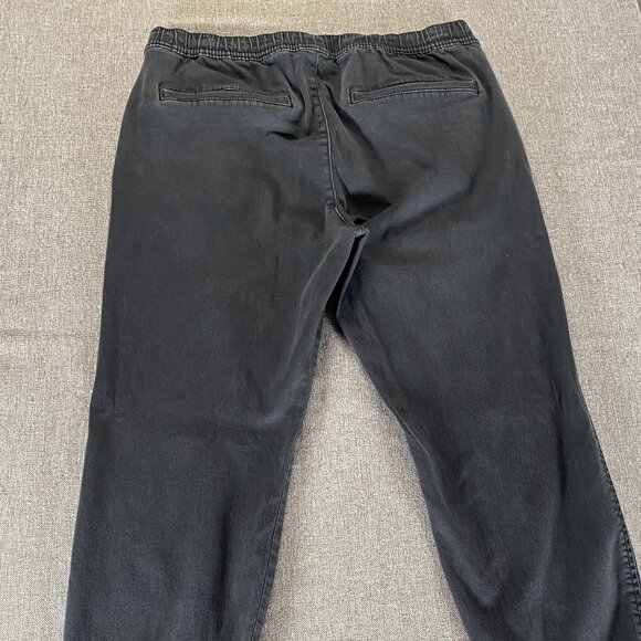Hollister Skinny Jogger Pants Men's Khaki Black Small Mid Rise Drawstring Casual - Picture 13 of 13